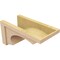 Ekena Millwork 10"W x 20"D x 10"H Wide Emerson Rough Cedar Woodgrain TimberThane Corbel, Primed Tan CORUR10X20X10EMRRCPR - alternate 4